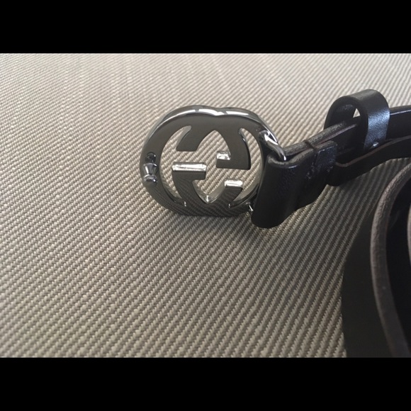 Authentic Gucci Interlocking Buckle Belt - Picture 6 of 13